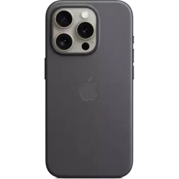 Чехол-крышка Apple FineWoven Case with MagSafe для Apple iPhone 15 Pro Max, черный (MT4V3)