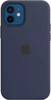 Чехол-крышка Apple MagSafe для iPhone 12 / 12 Pro, силикон, синий (MHL43)