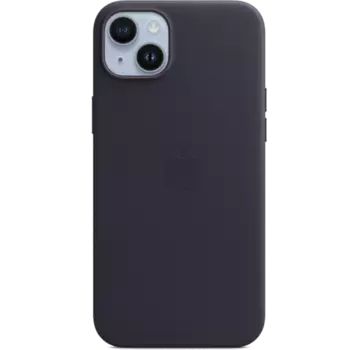 Чехол-крышка Apple MagSafe для iPhone 14 Plus, кожа, темно-фиолетовый (MPPC3)