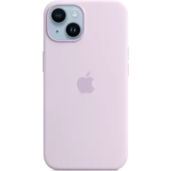 Чехол-крышка Apple MagSafe для iPhone 14, силикон, сиреневый (MORY3)