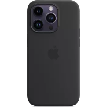 Чехол-крышка Apple MagSafe для iPhone 14 Pro, силикон, черный (MPTE3)