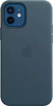 Чехол-крышка Apple MagSafe для iPhone 12 / 12 Pro, кожа, синий (MHKE3)