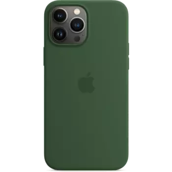 Чехол-крышка Apple MM2P3ZE/A MagSafe для iPhone 13 Pro Max, силикон, зеленый клевер