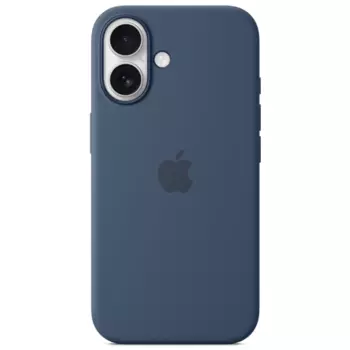 Чехол-крышка Apple Silicone Case c MagSafe для iPhone 16, силикон, Denim (MYY23FE/A)