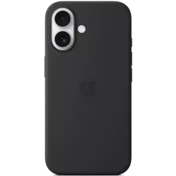 Чехол-крышка Apple Silicone Case c MagSafe для iPhone 16, силикон, Black (MYY13FE/A)