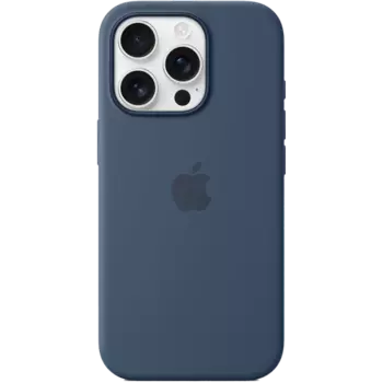 Чехол-крышка Apple Silicone Case c MagSafe для iPhone 16 Pro, силикон, Denim (MYYK3FE/A)