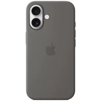 Чехол-крышка Apple Silicone Case c MagSafe для iPhone 16, силикон, Stone Gray (MYY33ZM/A)