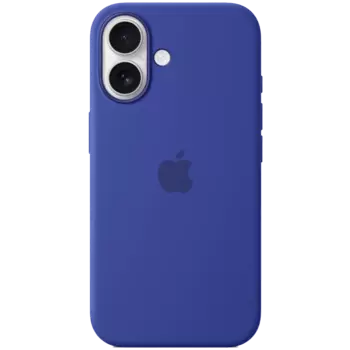 Чехол-крышка Apple Silicone Case c MagSafe для iPhone 16, силикон, ультрамарин (MYY63ZM/A)