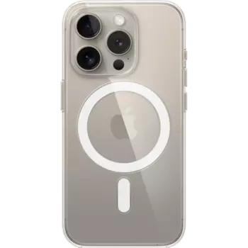 Чехол-крышка Apple Silicone Case with MagSafe для Apple iPhone 15 Pro, силикон, прозрачный (MT223ZM/A)