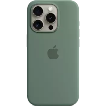 Чехол-крышка Apple Silicone Case with MagSafe для Apple iPhone 15 Pro, силикон, хакки (MT1J3ZM/A)