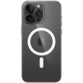 Чехол-крышка Apple Silicone Case with MagSafe для Apple iPhone 15 Pro Max, силикон, прозрачный (MT233ZM/A)