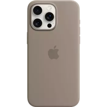 Чехол-крышка Apple Silicone Case with MagSafe для Apple iPhone 15 Pro Max, силикон, Глина (MT1Q3ZM/A)