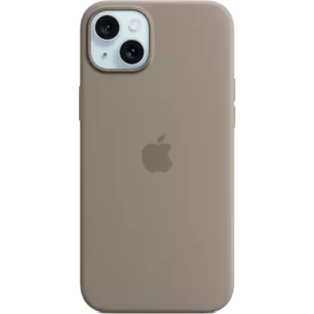 Чехол-крышка Apple Silicone Case with MagSafe для Apple iPhone 15 Plus, силикон, бежевый (MT133ZM/A)