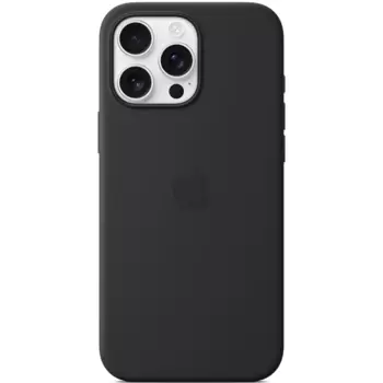 Чехол-крышка Apple Silicone Case with MagSafe для Apple iPhone 16 Pro Max, силикон, Black (MYYT3ZM/A)