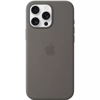 Чехол-крышка Apple Silicone Case with MagSafe для Apple iPhone 16 Pro Max, силикон, Stone Gray (MYYV3ZM/A)