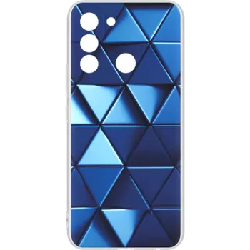 Чехол-крышка Deppa для Tecno POP 5 LTE, силикон, синий