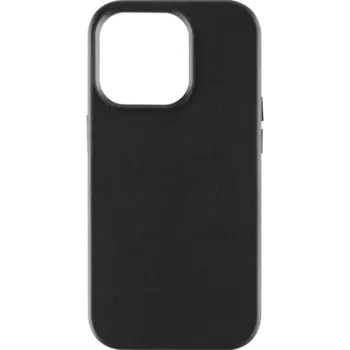 Чехол-крышка Everstone MagSafe для Apple iPhone 14 Pro, кожзам, черный