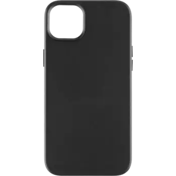 Чехол-крышка Everstone MagSafe для Apple iPhone 14 Plus, кожзам, черный