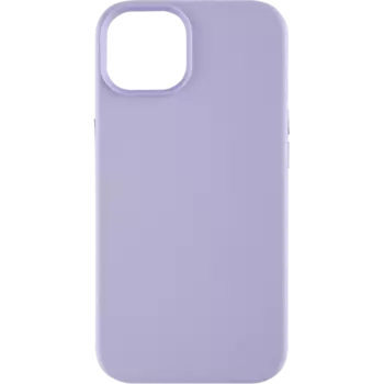 Чехол-крышка Everstone MagSafe для Apple iPhone 14, кожзам, лавандовый