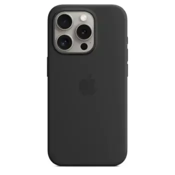 Чехол-крышка Мультибренд для Apple iPhone 15 Pro, термополиуретан, черный
