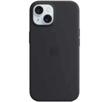 Чехол-крышка Мультибренд для Apple iPhone 15, термополиуретан, черный