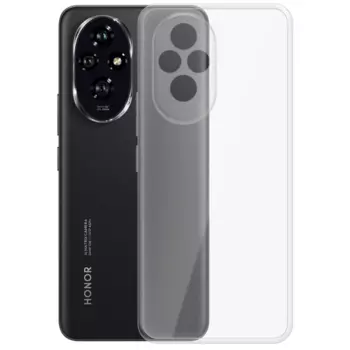 Чехол-крышка Мультибренд для Honor 200, силикон, прозрачный