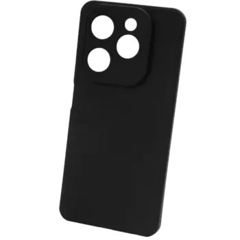 Чехол-крышка Мультибренд для Infinix Hot 40i, термополиуретан, черный