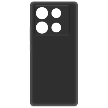 Чехол-крышка Krutoff для Infinix Note 40, термополиуретан, черный
