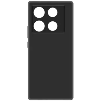 Чехол-крышка Мультибренд для Infinix Note 40 Pro, термополиуретан, черный