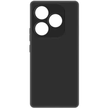 Чехол-крышка Krutoff для ITEL S23, термополиуретан, черный