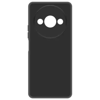 Чехол-крышка Мультибренд для Xiaomi Redmi A3x/A3/Poco C61, термополеуретан, черный