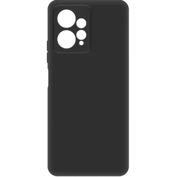 Чехол-крышка Krutoff для Xiaomi Redmi Note 12, термополиуретан, черный