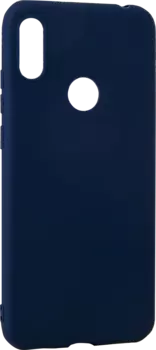 Чехол-крышка LuxCase для Honor 8A/Huawei Y6 (2019), полиуретан, синий