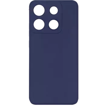 Чехол-крышка LuxCase для Infinix Smart 7+, термополиуретан, синий