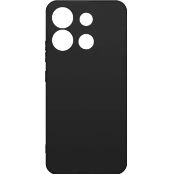 Чехол-крышка LuxCase для Infinix Smart 7, термополиуретан, черный