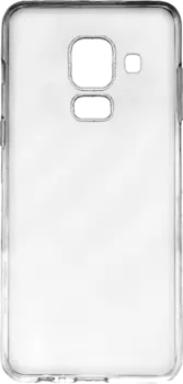 Чехол-крышка LuxCase для Samsung Galaxy A8 (2018), силикон, прозрачный