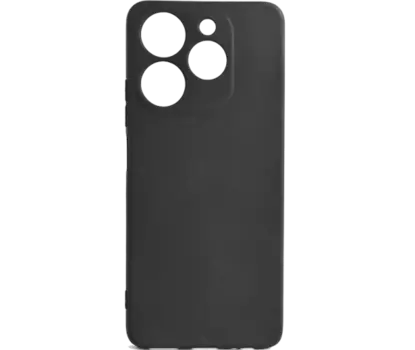 Чехол-крышка LuxCase для Tecno Spark 20, термополиуретан, черный