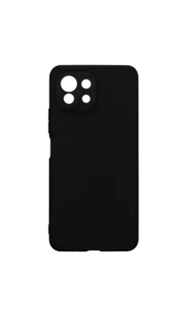 Чехол-крышка LuxCase для Xiaomi 11 Lite 5G NE, термополиуретан, черный