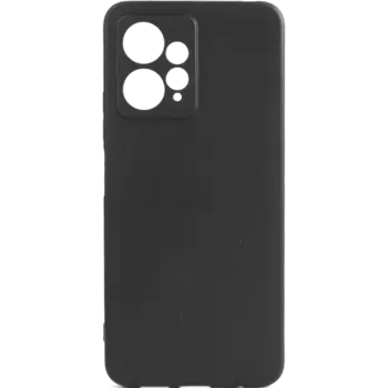 Чехол-крышка LuxCase для Xiaomi Redmi 12, термополиуретан, черный