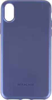 Чехол-крышка Miracase MP-8019 для iPhone X, полиуретан, синий