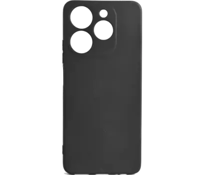 Чехол-крышка Мультибренд для Tecno Spark 20C/Go 2024, термополиуретан, черный