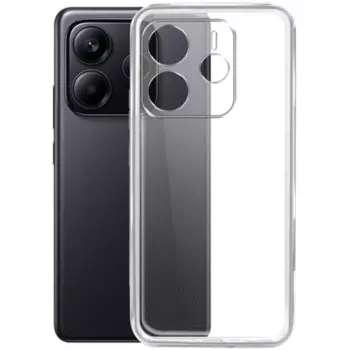 Чехол-крышка Мультибренд для Xiaomi Redmi Note 14, силикон, прозрачный