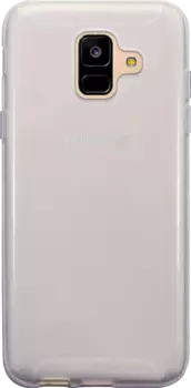 Чехол-крышка New Level для Samsung Galaxy A6, силикон, прозрачный