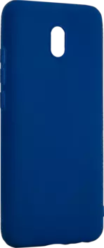 Чехол-крышка New Level для Xiaomi 8A, силикон, синий