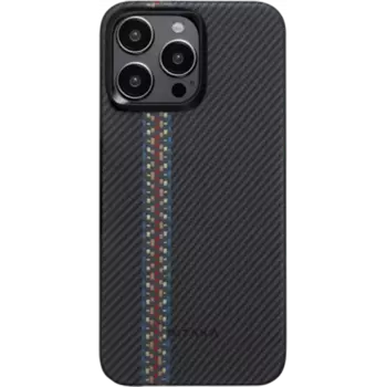 Чехол-крышка Pitaka для iPhone 15 Pro (FR1501P), кевлар, рапсодия