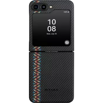 Чехол-крышка Pitaka для Samsung Z Flip5, рапсодия (FRFLIP5), кевлар