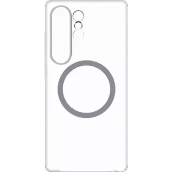 Чехол-крышка Samsung Clear Magnet Case для Galaxy S25 Ultra, поликарбонат/термополиуретан, прозрачный (GP-FPS938SAATR)