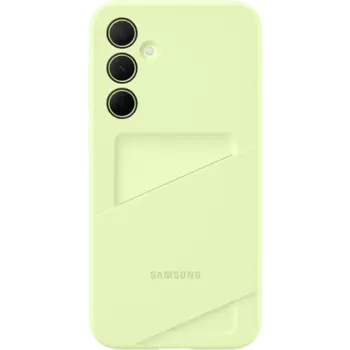 Чехол-крышка Samsung EF-OA356TMEGRU для Galaxy A35 с карманом для карт, зеленый