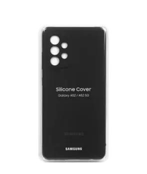 Чехол-крышка Samsung EF-PA525TBEGRU для A52, силикон, черный