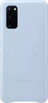 Чехол-крышка Samsung EF-VG980LLEGRU для Galaxy S20, кожа, голубой